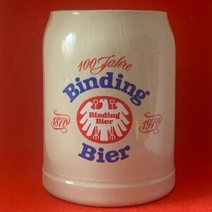 Vintage Binding Bier Mug Beer German 1870-1970 100 Year Anniversary German Brew
